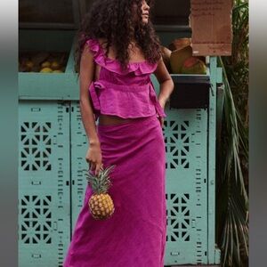 NWT Free People The Look Of Love Top Size small Pink cotton